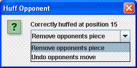 Huff Opponent dialog box 2